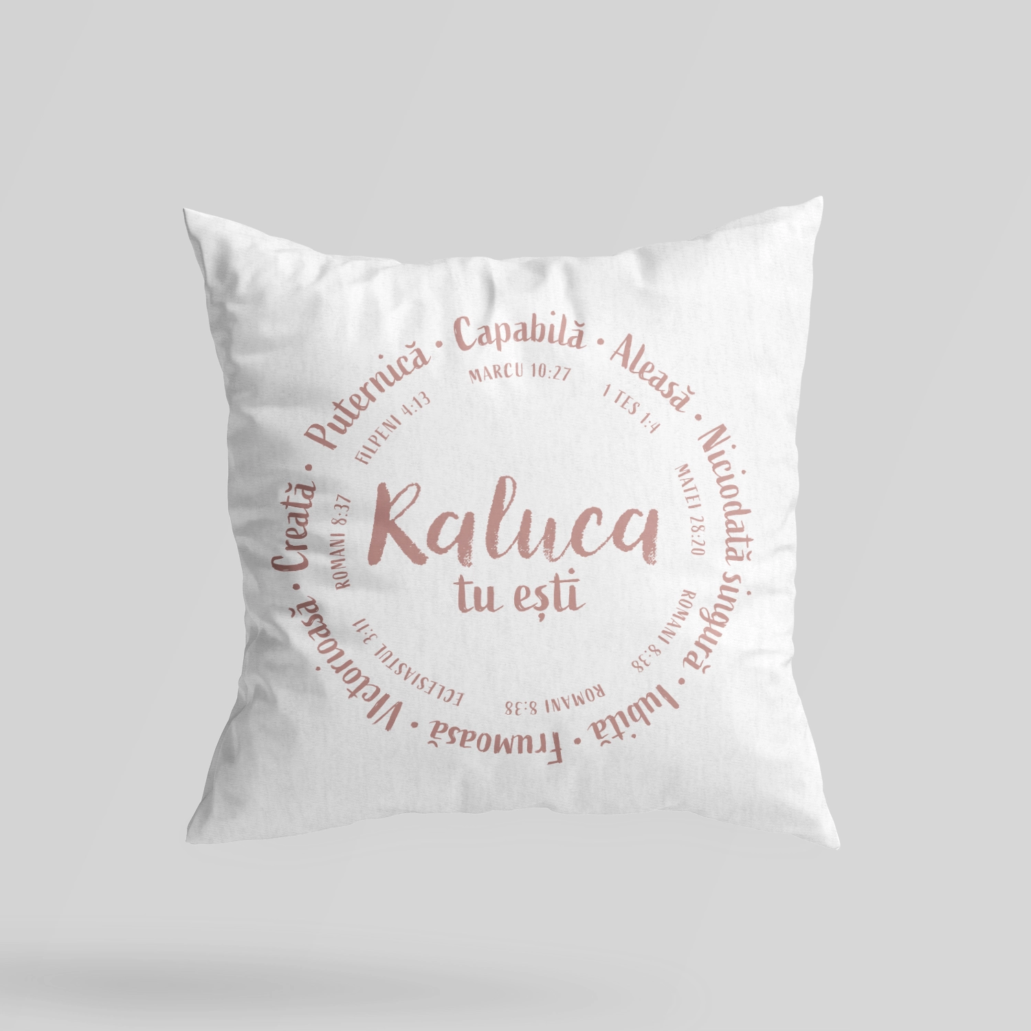 Perna cadou crestin cu verset din Biblie - Tu esti